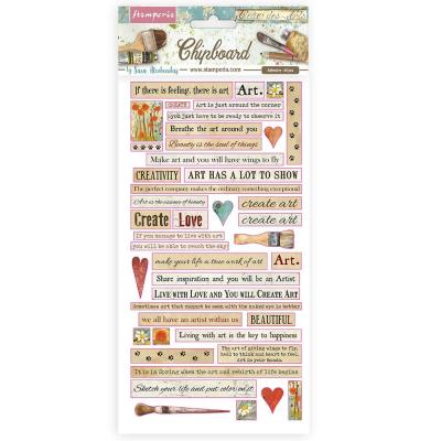 Stamperia Atelier Des Arts Sticker - Quotes